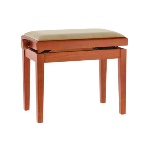 Banquette piano Deluxe - Cerisier mat