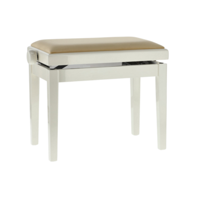 Banquette piano Deluxe - Ivoire brillant