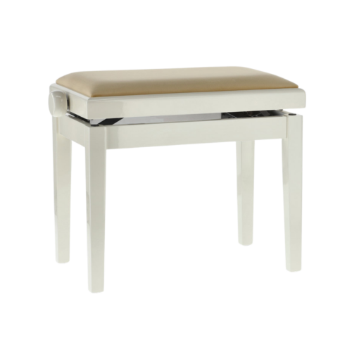 Banquette piano Deluxe - Ivoire brillant
