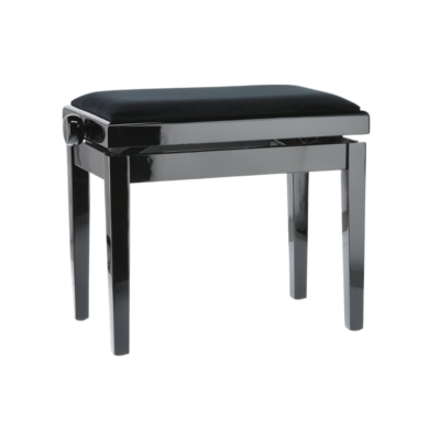 Banquette piano Deluxe - Noir brillant